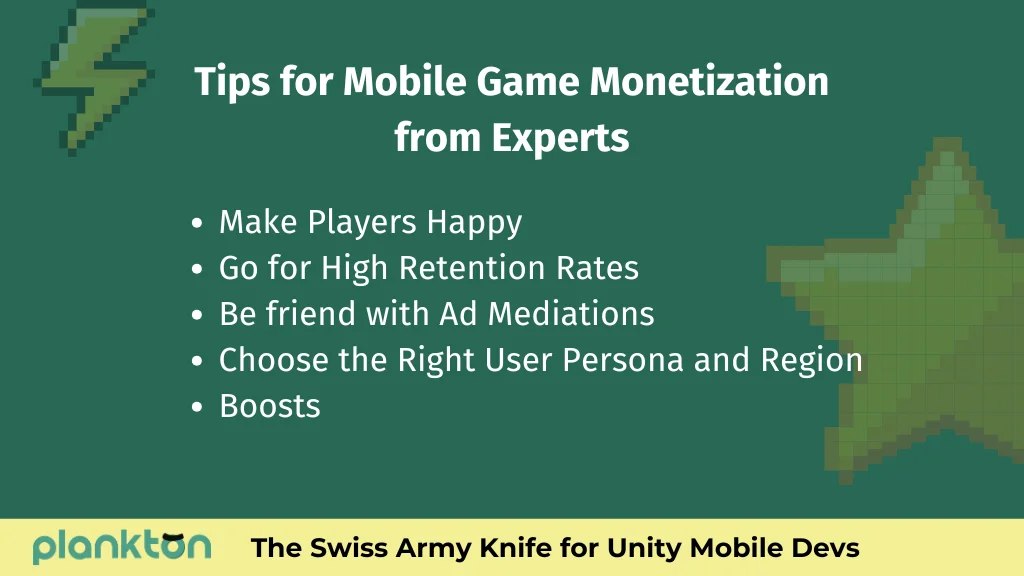 Tips from experts for mobile game monetization